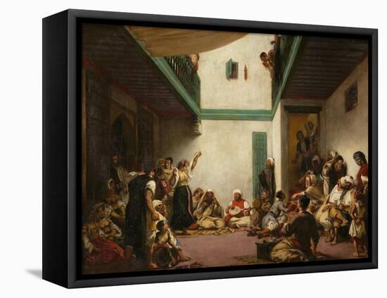 A Jewish Wedding in Morocco, 1839-Eugene Delacroix-Framed Stretched Canvas