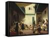 A Jewish Wedding in Morocco, C. 1841-Eugene Delacroix-Framed Stretched Canvas