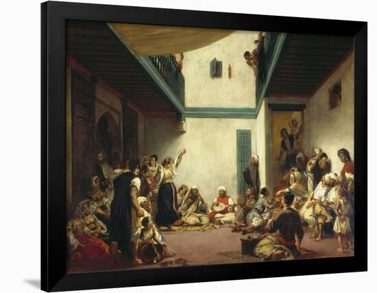 A Jewish Wedding in Morocco, C. 1841-Eugene Delacroix-Framed Giclee Print