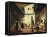 A Jewish Wedding in Morocco, C. 1841-Eugene Delacroix-Framed Stretched Canvas