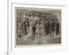 A Jewish Wedding, Marriage of Mr Leopold De Rothschild and Mademoiselle Marie Perugia-Frank Dadd-Framed Giclee Print