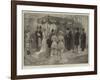 A Jewish Wedding, Marriage of Mr Leopold De Rothschild and Mademoiselle Marie Perugia-Frank Dadd-Framed Giclee Print