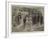 A Jewish Wedding, Marriage of Mr Leopold De Rothschild and Mademoiselle Marie Perugia-Frank Dadd-Framed Giclee Print