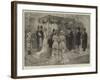 A Jewish Wedding, Marriage of Mr Leopold De Rothschild and Mademoiselle Marie Perugia-Frank Dadd-Framed Giclee Print