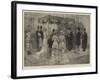 A Jewish Wedding, Marriage of Mr Leopold De Rothschild and Mademoiselle Marie Perugia-Frank Dadd-Framed Giclee Print