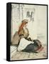 A Jewish Woman of Gibraltar, from 'Sketches of Spain', Engraved by Charles Joseph Hullmandel-John Frederick Lewis-Framed Stretched Canvas