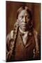 A Jicarilla Man, by Edward Curtis-null-Mounted Photographic Print