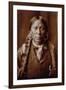 A Jicarilla Man, by Edward Curtis-null-Framed Photographic Print