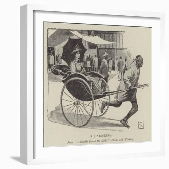 A Jinricksha-null-Framed Giclee Print