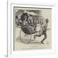 A Jinricksha-null-Framed Giclee Print