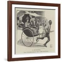 A Jinricksha-null-Framed Giclee Print