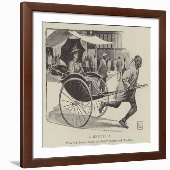 A Jinricksha-null-Framed Giclee Print