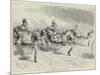 A Jinriksha Race, Ceylon-null-Mounted Giclee Print