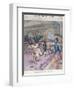 A Jiu-Jitsu Session in France, Illustration from 'Le Petit Parisien', 1905 (Colour Litho)-French-Framed Premium Giclee Print