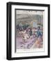 A Jiu-Jitsu Session in France, Illustration from 'Le Petit Parisien', 1905 (Colour Litho)-French-Framed Giclee Print