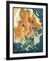 A Join Effort Will Raise the Country from the Ruins, 1920S-null-Framed Giclee Print