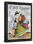 A Jolly Christmas - Greeting Card Dimensions-Megan Aroon Duncanson-Stretched Canvas