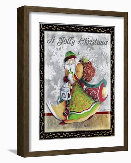 A Jolly Christmas - Greeting Card Dimensions-Megan Aroon Duncanson-Framed Giclee Print