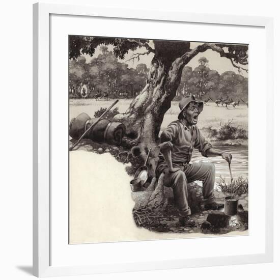 A Jolly Swagman-Pat Nicolle-Framed Giclee Print