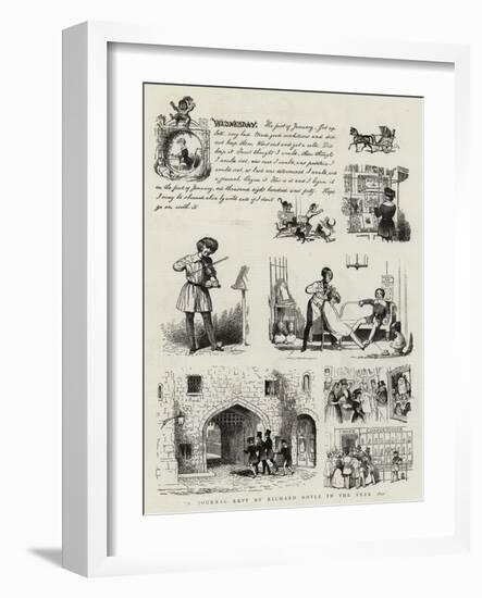 A Journal Kept by Richard Doyle in the Year 1840-null-Framed Giclee Print