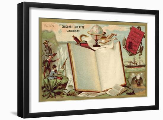 A Journey around the World by Two Schoolboys-null-Framed Giclee Print