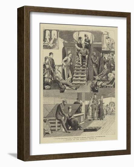 A Journey by the Overland Route, II-null-Framed Giclee Print