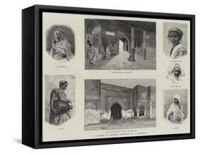 A Journey in Morocco-Charles Auguste Loye-Framed Stretched Canvas
