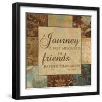 A Journey Is Measured-Artique Studio-Framed Art Print