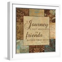 A Journey Is Measured-Artique Studio-Framed Art Print