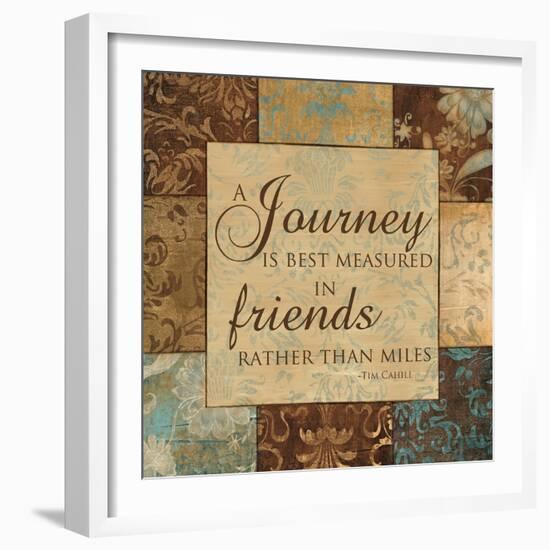 A Journey Is Measured-Artique Studio-Framed Art Print