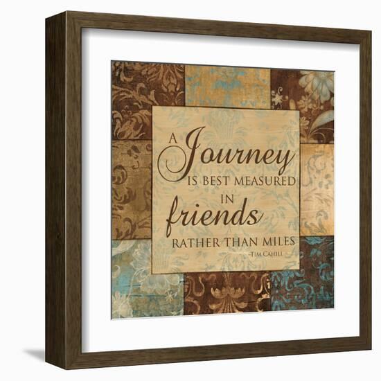 A Journey Is Measured-Artique Studio-Framed Art Print