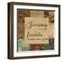 A Journey Is Measured-Artique Studio-Framed Art Print