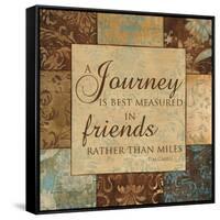 A Journey Is Measured-Artique Studio-Framed Stretched Canvas