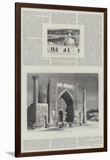 A Journey Through Central Asia, Russian Turkistan-null-Framed Giclee Print