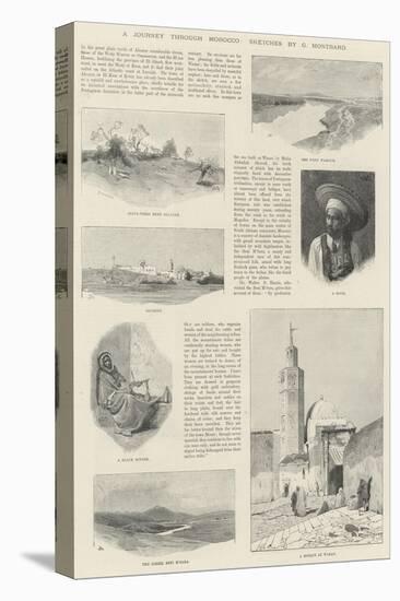 A Journey Through Morocco-Charles Auguste Loye-Stretched Canvas