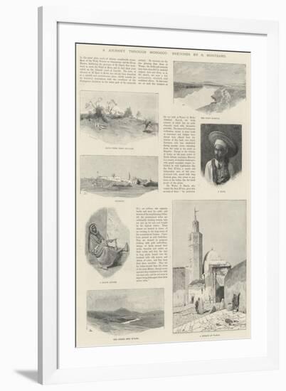 A Journey Through Morocco-Charles Auguste Loye-Framed Giclee Print