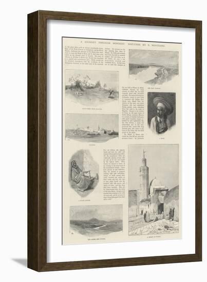 A Journey Through Morocco-Charles Auguste Loye-Framed Giclee Print