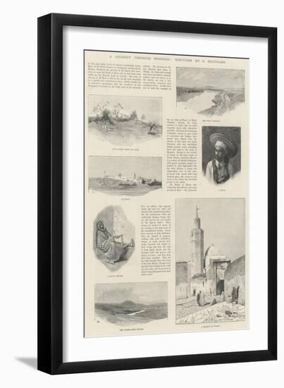 A Journey Through Morocco-Charles Auguste Loye-Framed Giclee Print