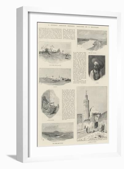 A Journey Through Morocco-Charles Auguste Loye-Framed Giclee Print