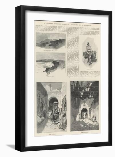 A Journey Through Morocco-Charles Auguste Loye-Framed Giclee Print