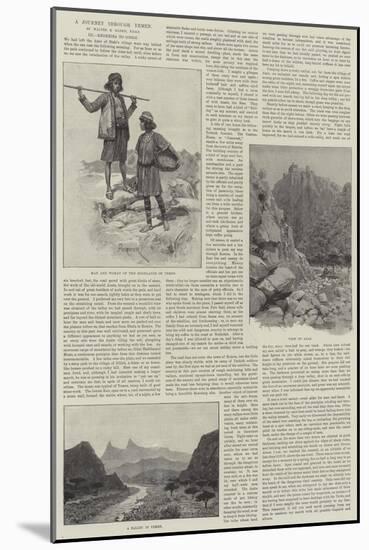 A Journey Through Yemen-Amedee Forestier-Mounted Giclee Print