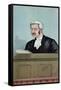 A Judicial Churchman, from 'Vanity Fair', 24th November 1898-Leslie Mathew Ward-Framed Stretched Canvas