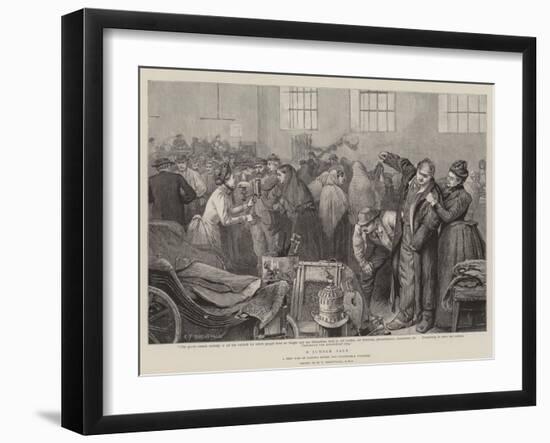 A Jumble Sale-Edward Frederick Brewtnall-Framed Giclee Print