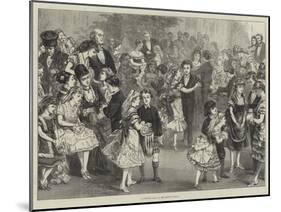 A Juvenile Ball at the Mansion House-null-Mounted Giclee Print