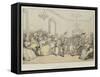 A Juvenile Ball-Thomas Rowlandson-Framed Stretched Canvas