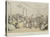 A Juvenile Ball-Thomas Rowlandson-Stretched Canvas