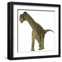 A Juvenile Camarasaurus Dinosaur-Stocktrek Images-Framed Art Print