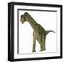 A Juvenile Camarasaurus Dinosaur-Stocktrek Images-Framed Art Print