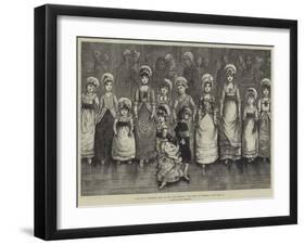 A Juvenile Christmas Party in the Last Century, Sir Roger De Coverley-Kate Greenaway-Framed Giclee Print