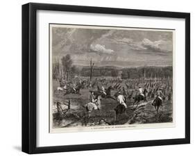 A Kangaroo Hunt in Australia, Driving-null-Framed Giclee Print